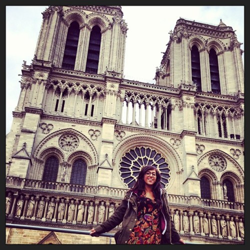 My favorite Victor Hugo book. (at Cathédrale Notre-Dame de Paris)