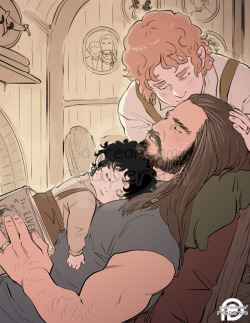 ~Support me on Patreon~A patron requested Dad!Thorin doing something