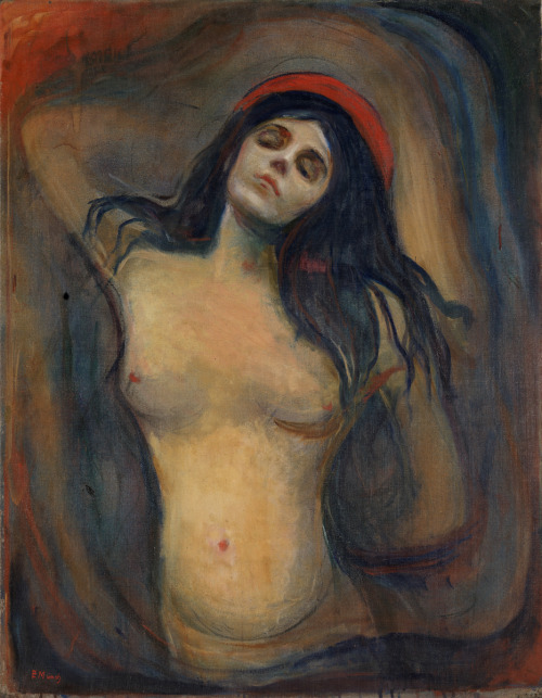 artsof:  Madonna | Edward Munch | 1895 |  National Gallery of