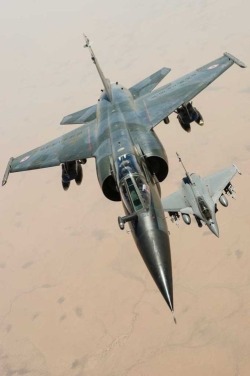 rocketman-inc:  French Mirage F1 and Rafal