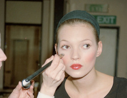 boyirl:  October 18, 1993: Backstage at London Fashion Week.