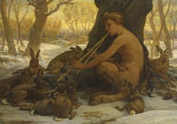 art-and-things-of-beauty:Elihu Vedder (1836-1923) - Young Marsyas