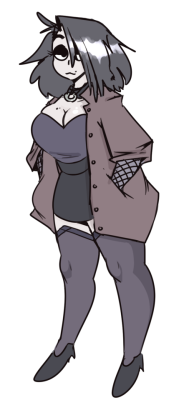 honeyboyy:here’s a nice goth lady from @guy-with-the-hat
