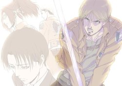 The ending illustration card for Shingeki no Kyojin Season 2