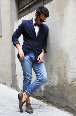 Barefoot Male in Clothes