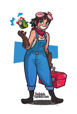 BASIC COMMISSIONElspeth, the cheeky engineer!COMMISSIONS | PATREON