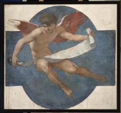 kundst:  Jules-Élie Delaunay (Fr. 1828-91) Angels holding an