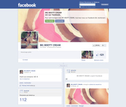 FAKE facebook page &ldquo;Big Booty Cream&rdquo; BigBootyCream did not facebook ONLY Tumblr &amp; Twitter ;)