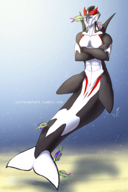 uniformshark:  Prowl as OrcaCommission for moyaofthemist and