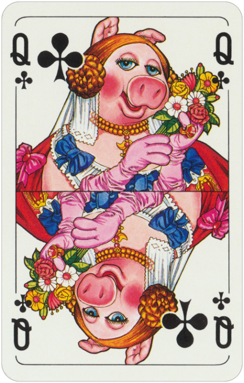 blondebrainpower:  A set of The Muppet Show playing cards was