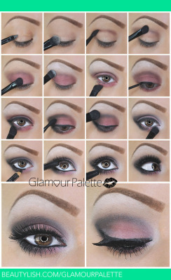 green-eyed-babe:  How To: Pink Red Smoky Eyes Tutorial on @weheartit.com