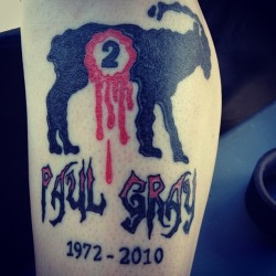 Paul Gray SlipKnoT memorial ink