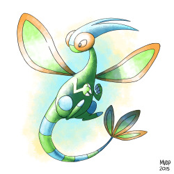 sketchinthoughts:  Shiny flygon from streaming! :) 