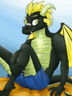 writtenwaiver:  A wild Sexy Fuzedragon appears!  DAAAAAAAAAAAAAAYYYYYYYYYYYUUUUUUUUUUUUUUUUUUUM. 