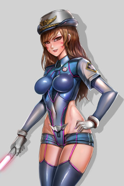 badcompzero: Officer DVA a crop versionsupport : www.patreon.com/BADCOMPZERO18