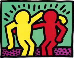 paddle8:  Keith Haring, Pop Shop 1 (1), 1987 Robert Mapplethorpe.