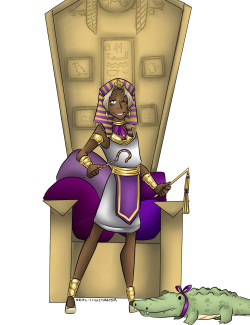 neal-illustrator:  Greetings my servants! Done for pharaoh-marik