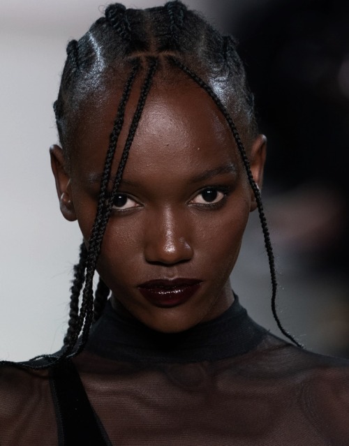 pocmodels:  Herieth Paul at LaQuan Smith FW 20