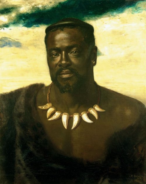 carloskaplan:    Carl Rudolph: Retrato de Cetshwayo, Rei dos