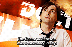 dreamintotheocean:  the-last-enemy:  The Doctor and Rose was