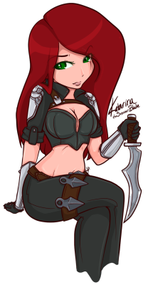 I told you I’d eventually draw some LoL art! Katarina the