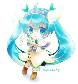 fuckyeahpixivranking:  「Snow Miku 2015」/「mineko」 