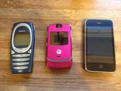 thewinchesterswagger: The evolution of my cell phones during
