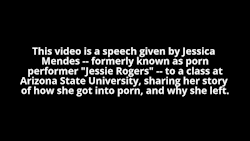 exgynocraticgrrl:  Ex Porn Performer Jessica "Jessie Rogers"