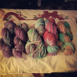 Go to a video game convention… buy yarn at it. Yarn problem?