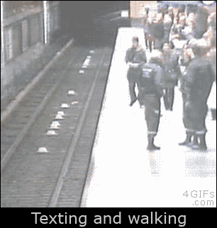 luckytobegay-aj:  Texting and walking, kind of funny. But I’m