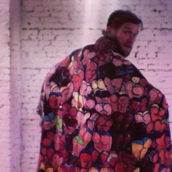 colbykeller:  A coat of many culos @vacancyprojects  Colby Keller