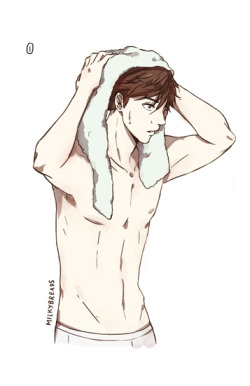 milkybreads:  Oikawa’s morning routine ( •⌄• ू )✧