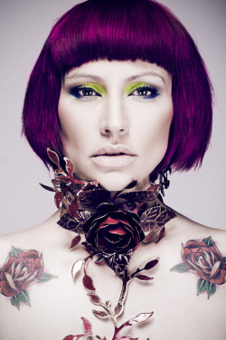  Editorial : Tattooed model Piggy for Cinder magazine Read more