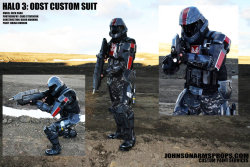 cosplaysleepeatplay:Completed HALO 3 ODST Custom Suit by JohnsonArms