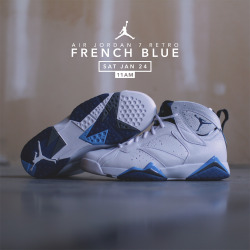 crispculture:  Air Jordan 7 Retro ‘French Blue’ | 01.24 |
