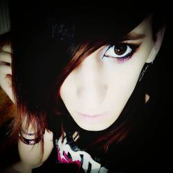 So i tried some make up yes i still suck at it…  #emo