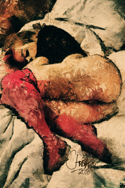haeresisdea:  A prostitute at Le Rat Mort. She sleep like she