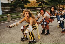 angiemars:  Van Halen & Roller-skates, 1970s  {Gettyimages}