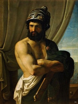 Ajax. Giovanni Demin. Italian 1786-1859. oil/canvas. Belluno