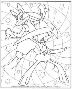 pokescans:  Coloring sheet.