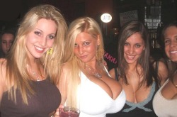 busty-slim-girls:Wouldn’t you love to hang out with all four