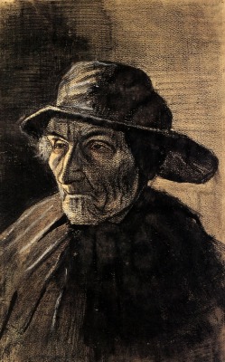 artist-vangogh:  Head of a Fisherman with a Sou'wester, 1883,