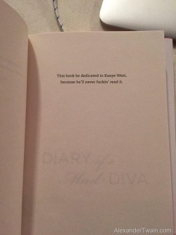 notdeadbabies:  Joan Rivers dedicates her book to someone special