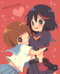 as-warm-as-choco:  Mako-chan & Ryuko-chan (KILL la KILL) by 3_2411