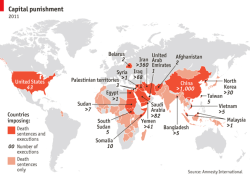 landofmaps:  Use of death penalty in the world (2011) [595x421]