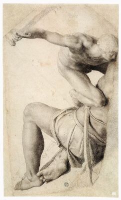 hadrian6:  David and Goliath.. 1550-56. Daniele da Volterra.