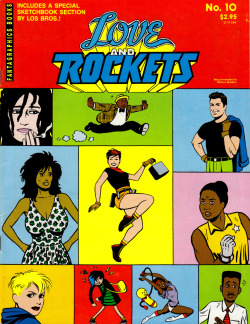 Love and Rockets No. 10 (Fantagraphics, 1985). Cover art by Jaime