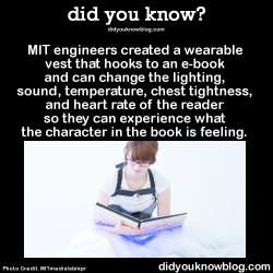 did-you-kno:  MIT engineers created a wearable vest that hooks