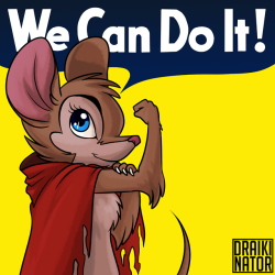 draikinator:  Happy Women’s History Month, from Mrs. Brisby!