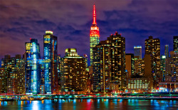 The Empire State Building lights up for Lunar Year. 				Inga’s